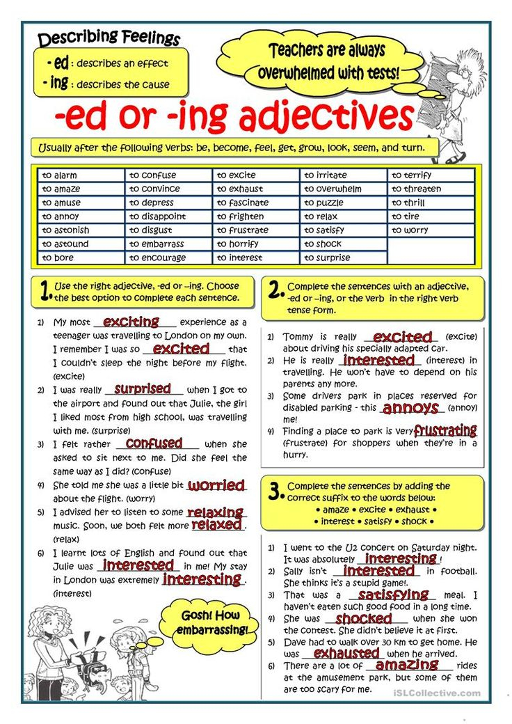 Adjectives Ending With Y Worksheets Adjectiveworksheets Net