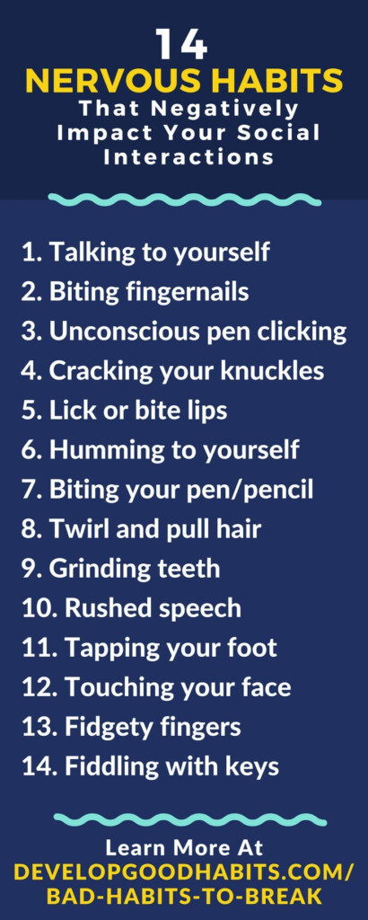 283 Bad Habits The ULTIMATE List Of Bad Habits Break Bad Habits 