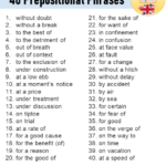40 Examples Of Prepositional Phrase English Vocabs