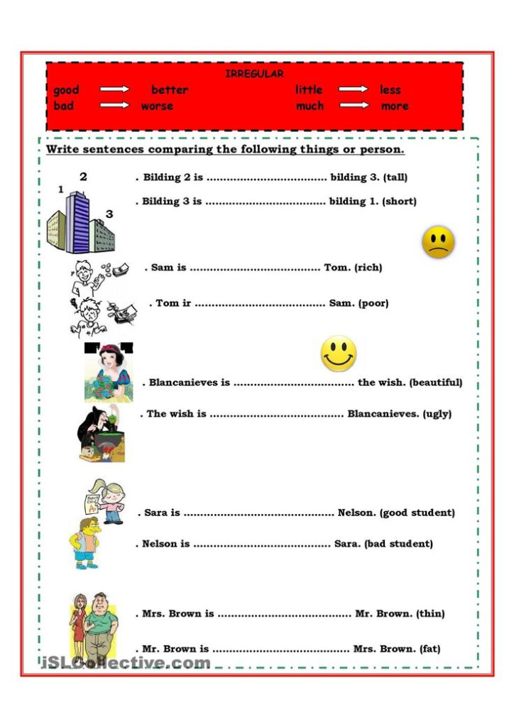 46 Best Comparative Superlative Images On Pinterest English English 