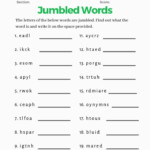 4Th Grade English Vocabulary Worksheet Pdfnithya Db excel