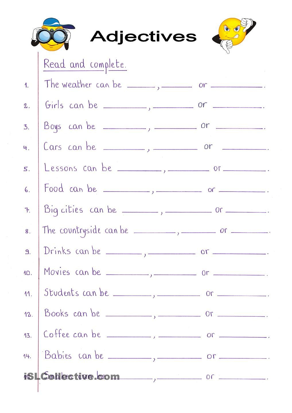 6th Grade Worksheets On Adverbs For Grade 6 WorksSheet List
