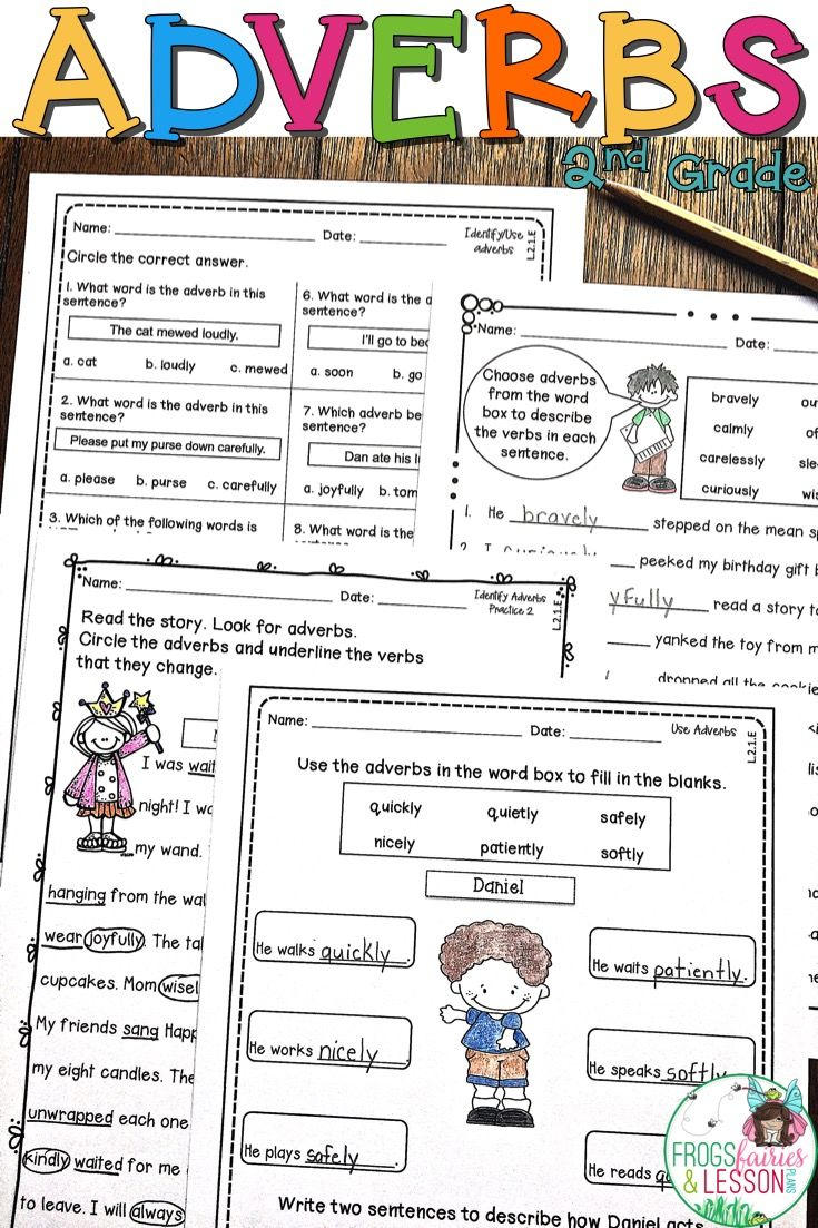 Adjectives And Adverbs 2nd Grade 2nd Grade Worksheets Adverb