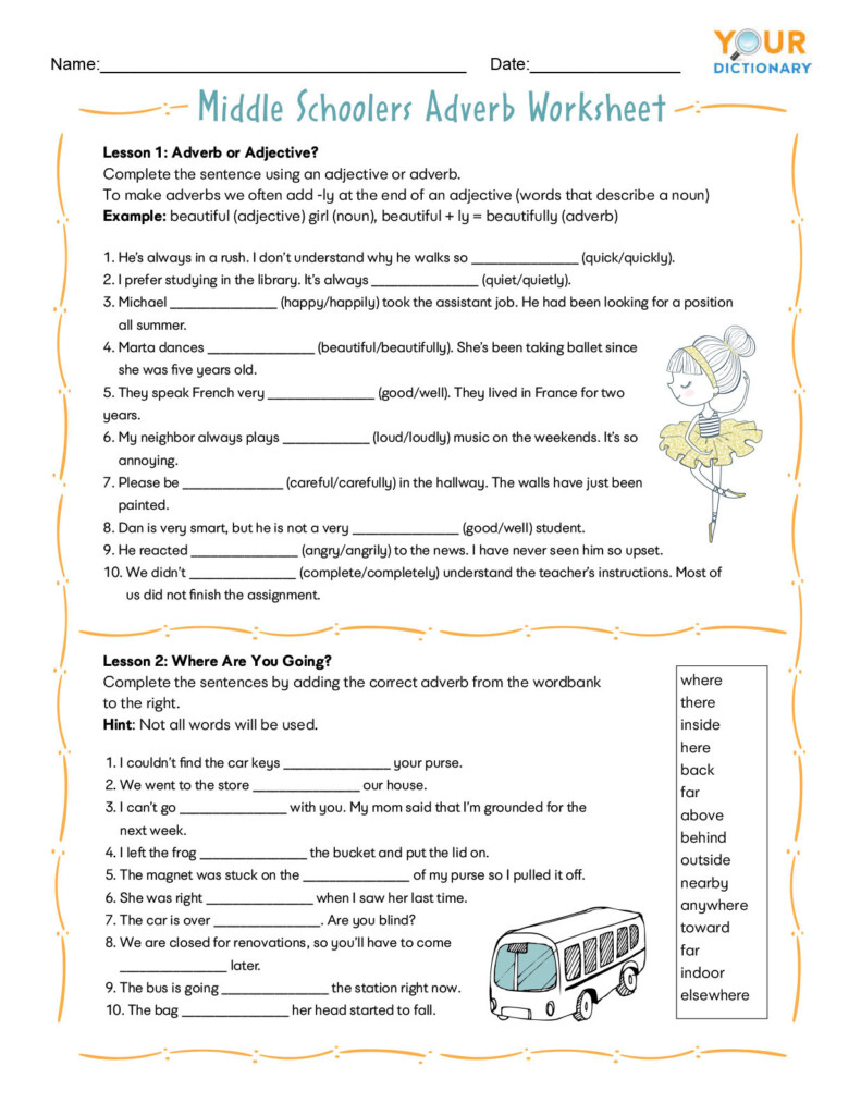 Adjectives And Adverbs With Magical Horses Worksheet Answers 