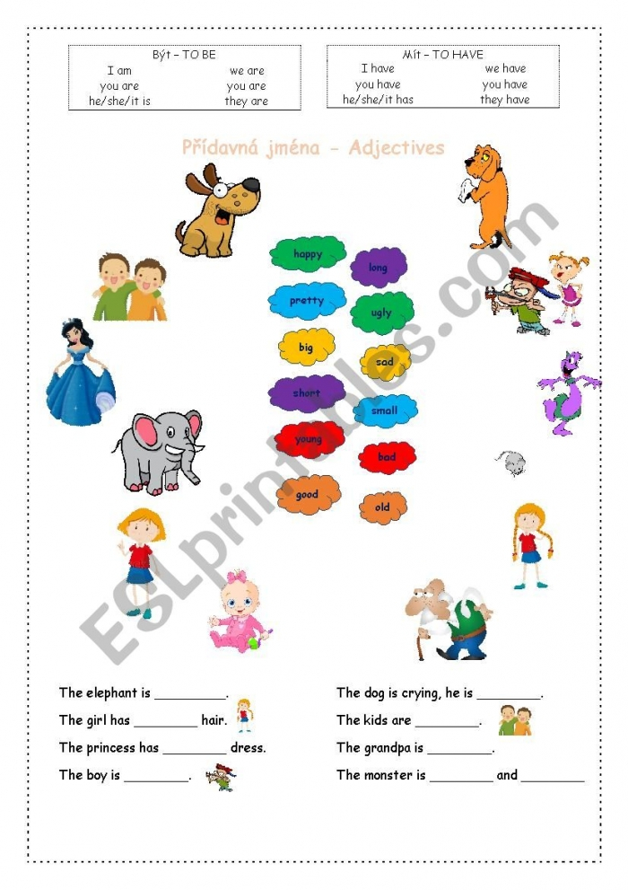 Adjectives For Kids Worksheets 99Worksheets