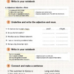 Adjectives Grade 5 Worksheet