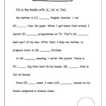 Articles Interactive Worksheet For Grade 4
