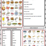 At The Restaurant Worksheet II
