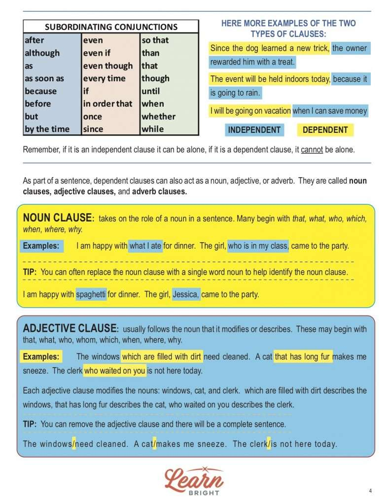 label-subordinative-clauses-as-adjective-adverb-or-noun-worksheet-adjectiveworksheets