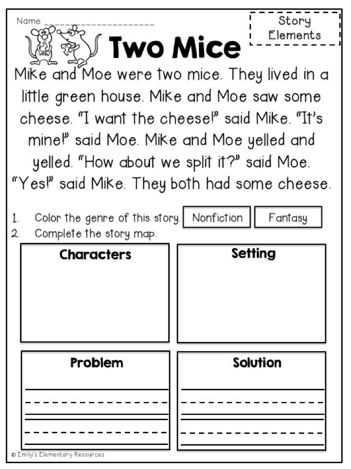 Close Reading Worksheets For Kindergarten Reading Worksheets Reading 