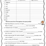 Comparative Superlative Adjectives Interactive Worksheet