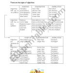 Degrees Of Adjectives ESL Worksheet By Manuelanunes3