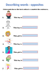 Underline Adjectives Worksheet Adjectiveworksheets net