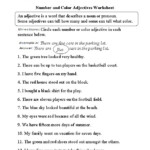 Englishlinx Adjectives Worksheets Adjective Worksheet Nouns
