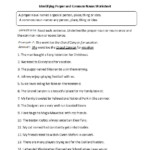 Englishlinx Nouns Worksheets Proper Nouns Worksheet Nouns