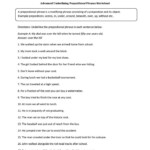 Englishlinx Prepositions Worksheets Preposition Worksheets