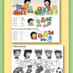 Family And Friends 1 Unit 2 Worksheet