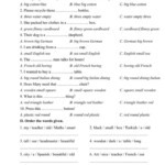 Find The Adjective Worksheet