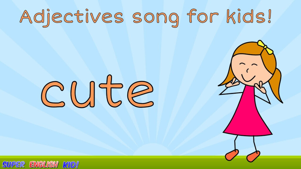 Fun Adjectives opposites Song For Kids With Actions Preschool 