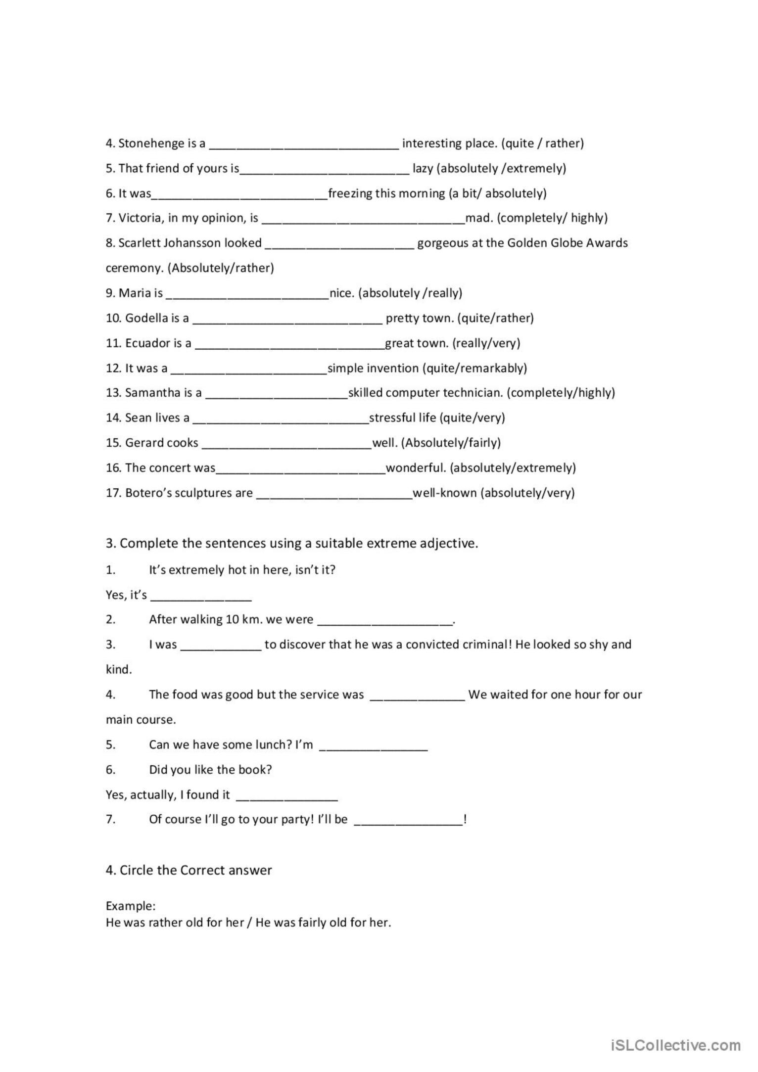 gradable-and-ungradable-adjectives-exercises-worksheets-pdf