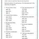 Grade 3 Grammar Topic 4 Adjectives Worksheets Lets Share Knowledge