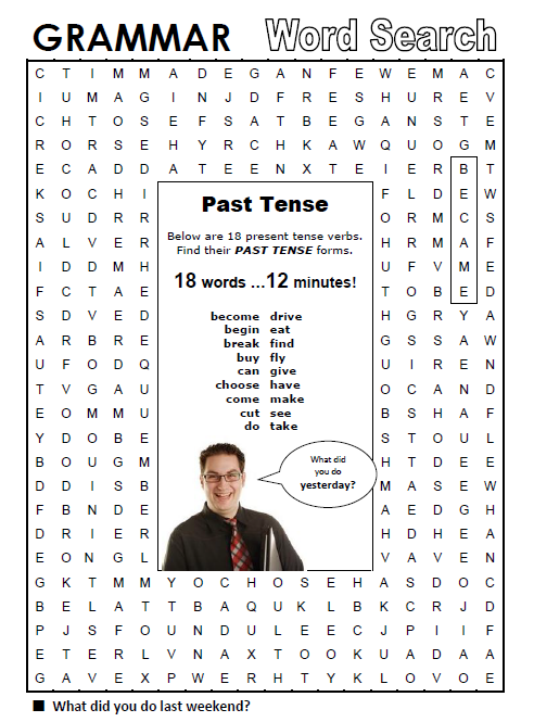 Grammar Word Searches ALL Things Grammar