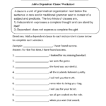 Grammar Worksheets Parts Of A Sentence Worksheets