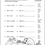 Hungry For More Analogies Free 2nd Grade English Worksheet 2nd