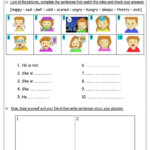 Kindergarten Adjective Worksheets