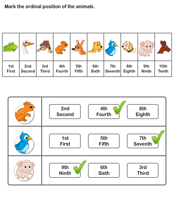 Learn Ordinal Number Ordinal Number Worksheet For Kids