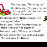 Lesson 57 Possessive Pronouns mine Yours Learn English With