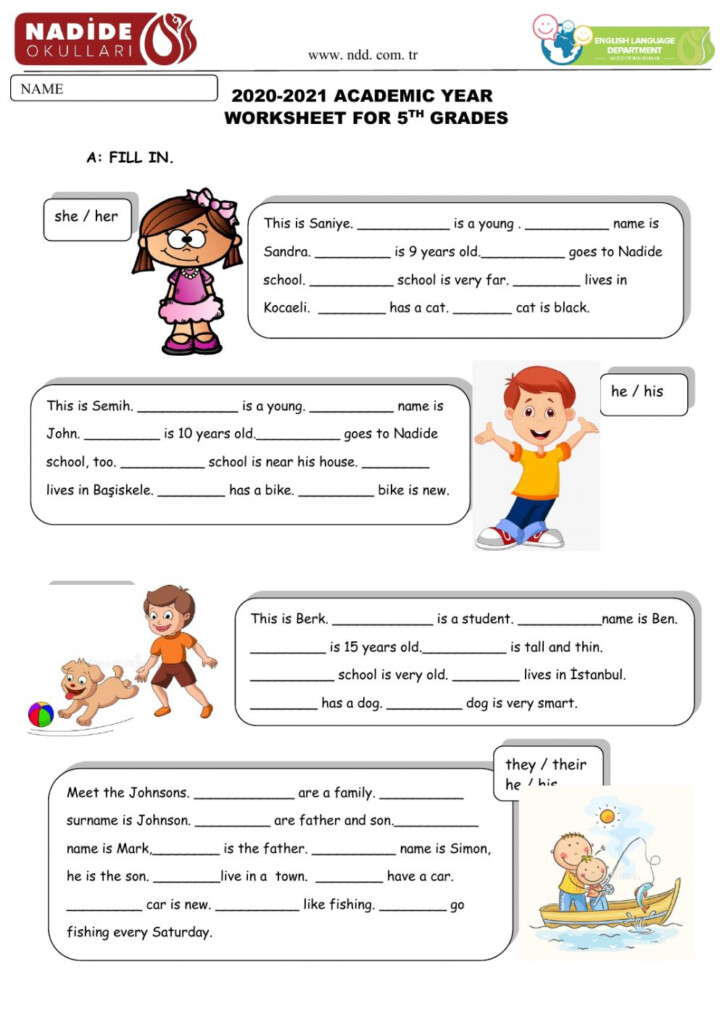 Live Worksheets Adjectives Grade 5 Huesteaching