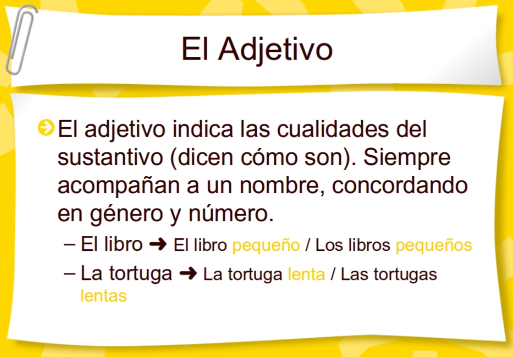 Los Adjetivos Worksheet Answers