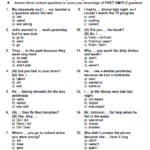 Past Simple 3 All Things Grammar