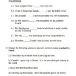 Phrases Clauses And Sentences Worksheet Printable Worksheet Template