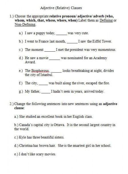 Phrases Clauses And Sentences Worksheet Printable Worksheet Template