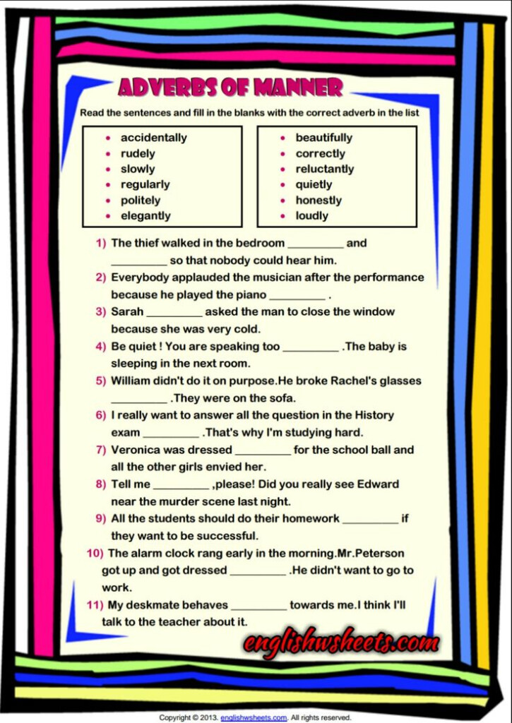 Order Of Adjectives Worksheet For Grade 2 Adjectiveworksheets Net