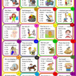 Possessive Adjectives Multiple Choice Worksheet