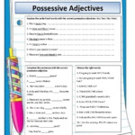 Possessive Adjectives Worksheet Grade 5 Thekidsworksheet
