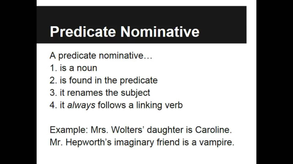 Attributive Adjectives And Predicate Adjectives Worksheet