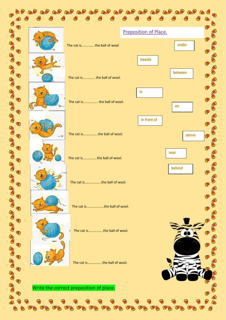 Prepositions Of Place Interactive And Downloadable Worksheet You Can 