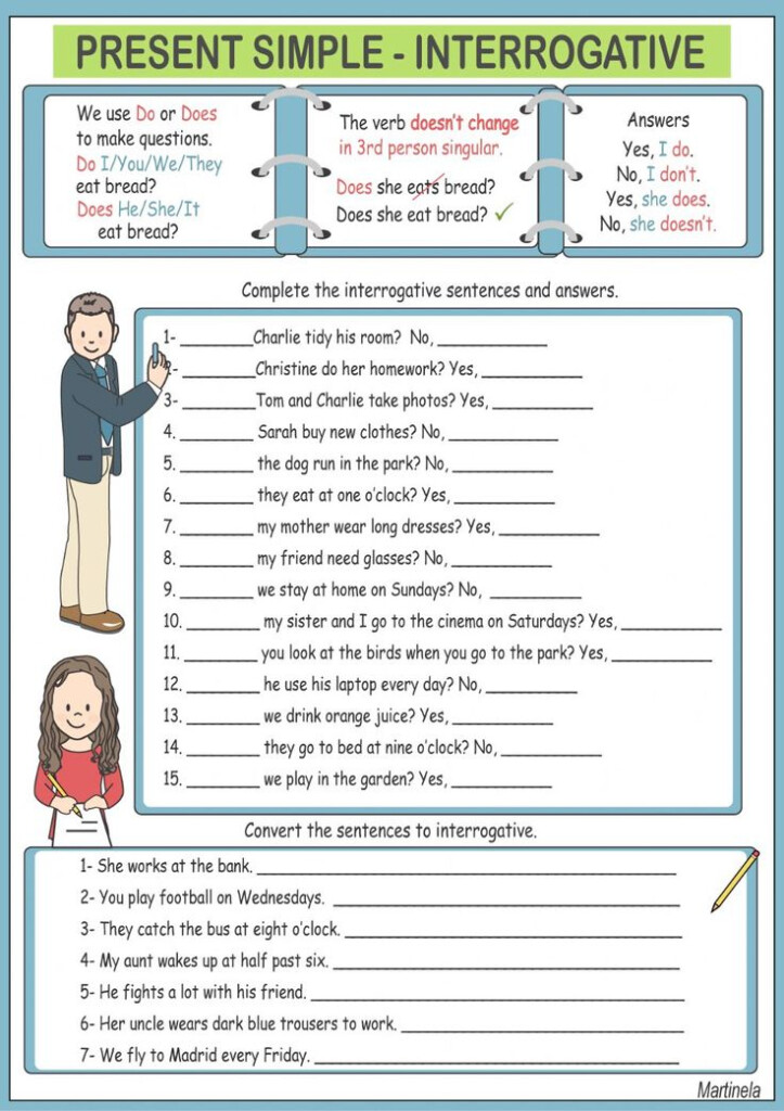 Present Simple Interrogative Interactive Activity In 2021 Learn 