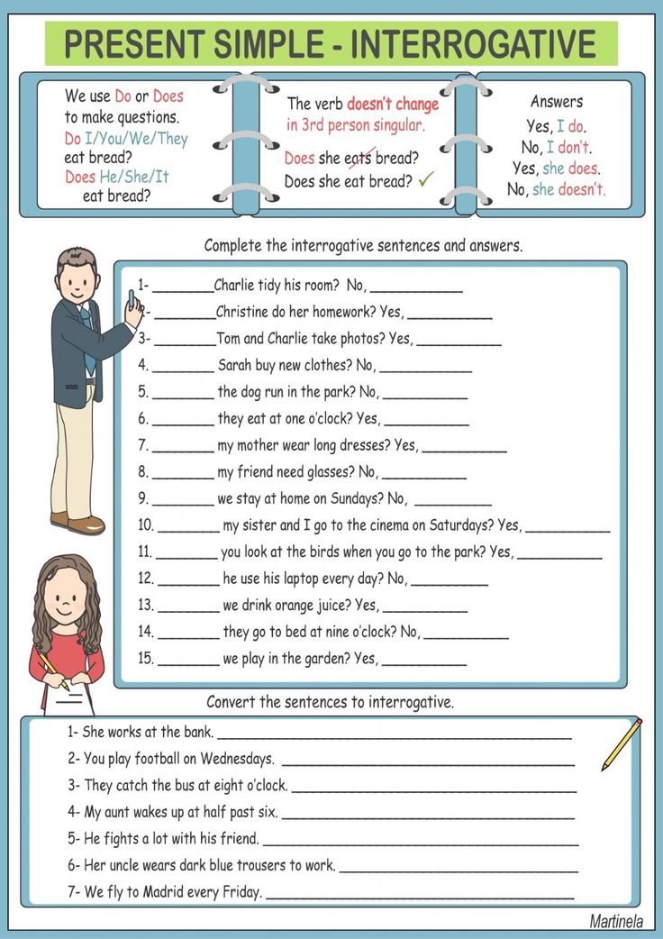 Present Simple Interrogative Interactive Activity In 2021 Learn