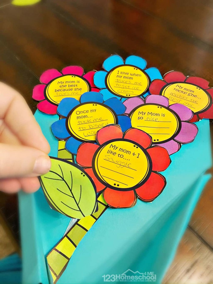 Printable Flowers Make A Bouquet Worksheets 99Worksheets