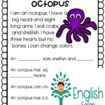 Reading Comprehension Sea Animals Free And Premium Teaching