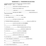 Spanish Adjectives Worksheet Pdf Answers Worksheet