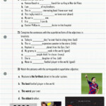 TEST Superlative Adjectives Irregular Interactive Worksheet