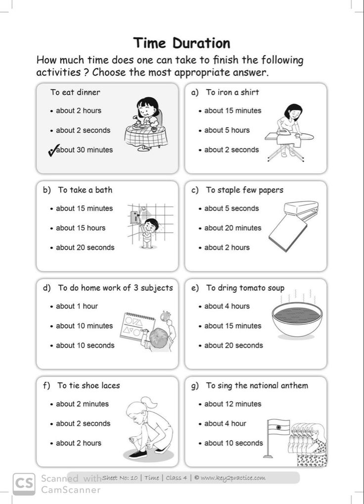 Time Worksheets Grade 4 I Maths Key2practice Workbooks Time 