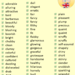 Words That Describe Physical Appearance Adjectives For Looks English