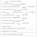 12 Spanish Possessive Adjectives Worksheet Worksheeto